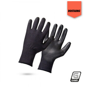 Guante anticorte nivel V con palma de poliuretano - BLACKTACTIL